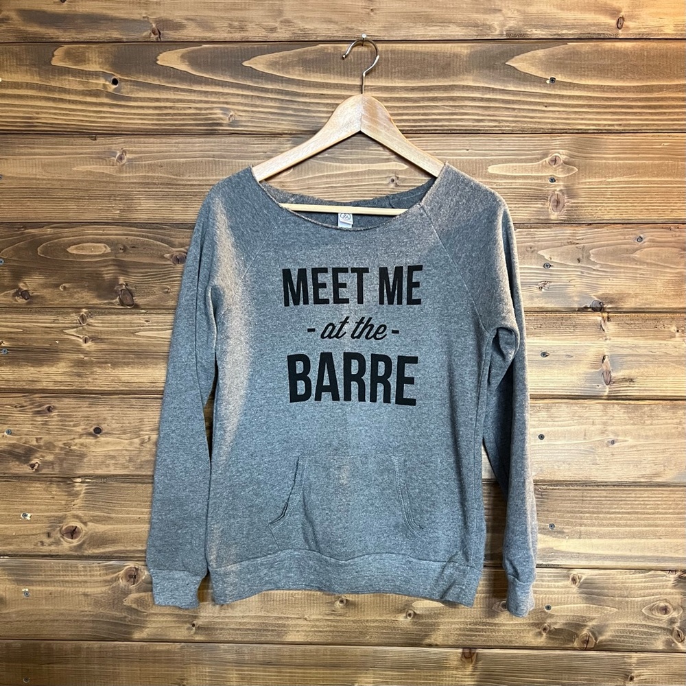 Boatneck Sweater Meet Me at the Barre